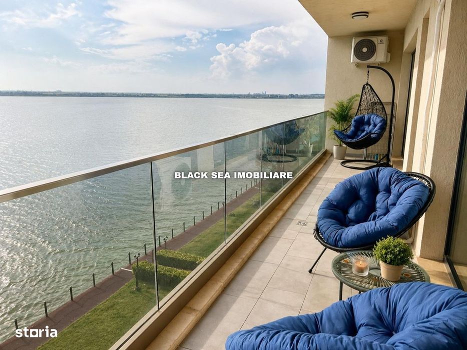 Apartament 2 camere BL. Solid Resindence  - Vedere frontala la lac