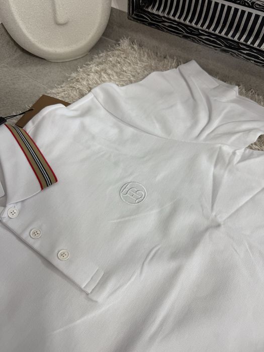 Tricou polo Burberry bumbac 100% colectie noua vara 2025