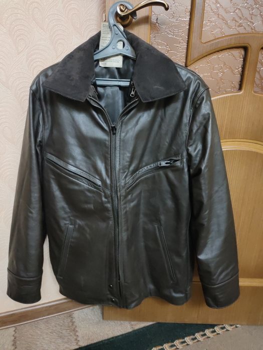 Летная кожаная куртка