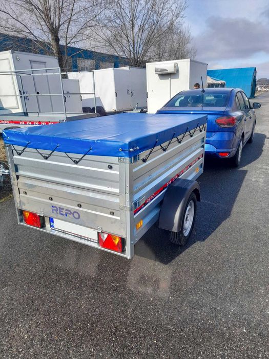 Remorca 750 kg NOUA REPO accesorizabila, Mono Ax,Rar Inclus garantie