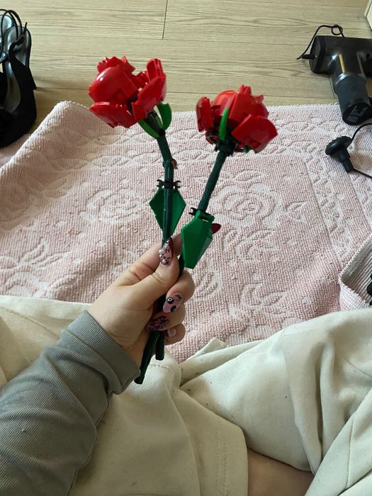 Lego roses flowers