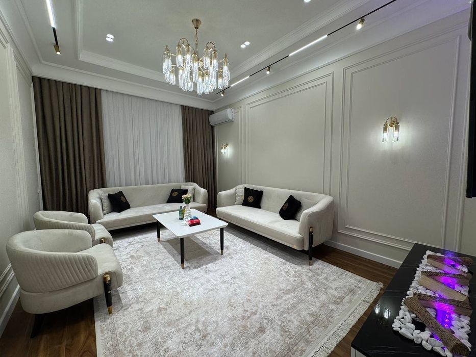 Элитная 4х комнатная с мебелью и техникой 100м² ЖК Poytaxt Gavhari