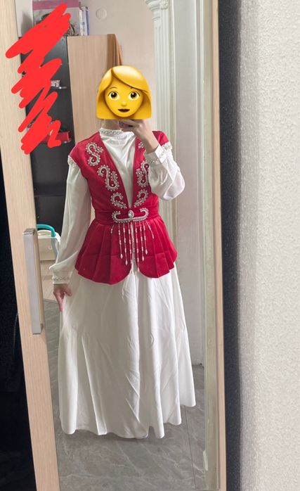 Платье  женская с камзолом  на узату, беташар