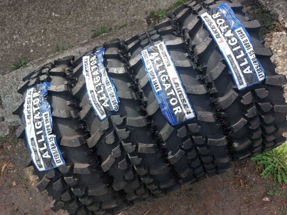 4бр.НОВИ гуми за кал ALLIGATOR 195/80/15 DOT2221-ЦЕНАТА Е ЗА БРОЙ