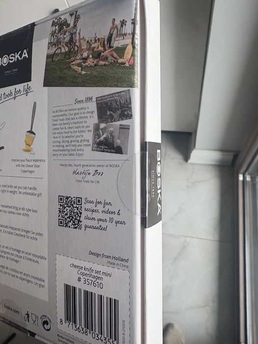 Подарочный набор ножей для сыра BOSKA | новый