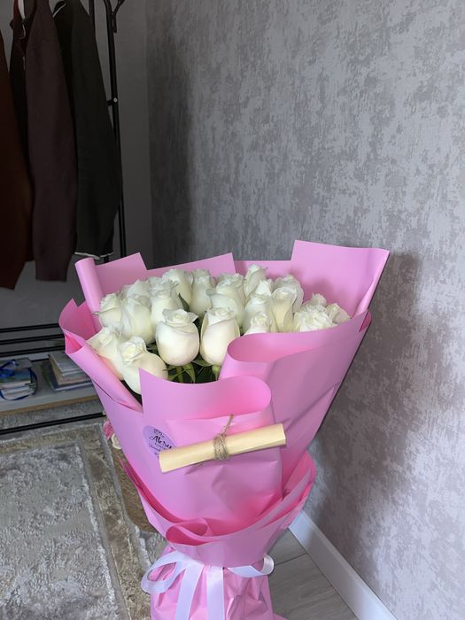 Свежие розы 31 штук