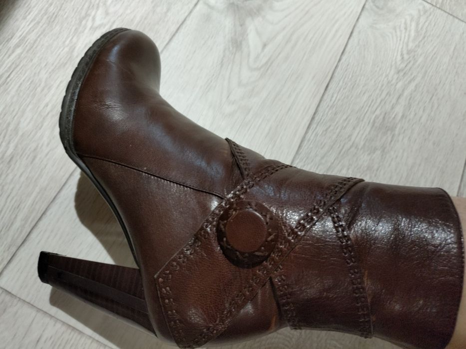 Продам кожаные (натуралка) сапоги