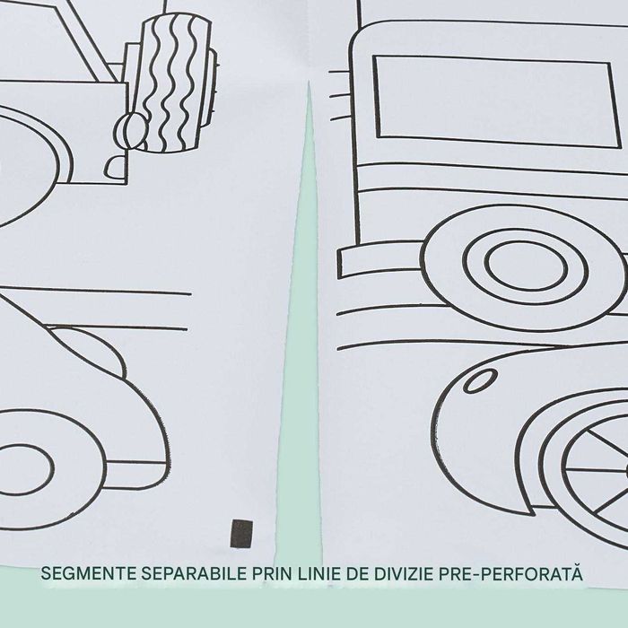 Rola hartie de colorat pentru copii XXL autoadeziva Sea Life 300x38 cm