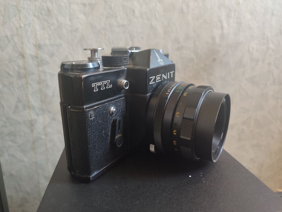 Фотоаппарат Зенит с олимпийской символикой