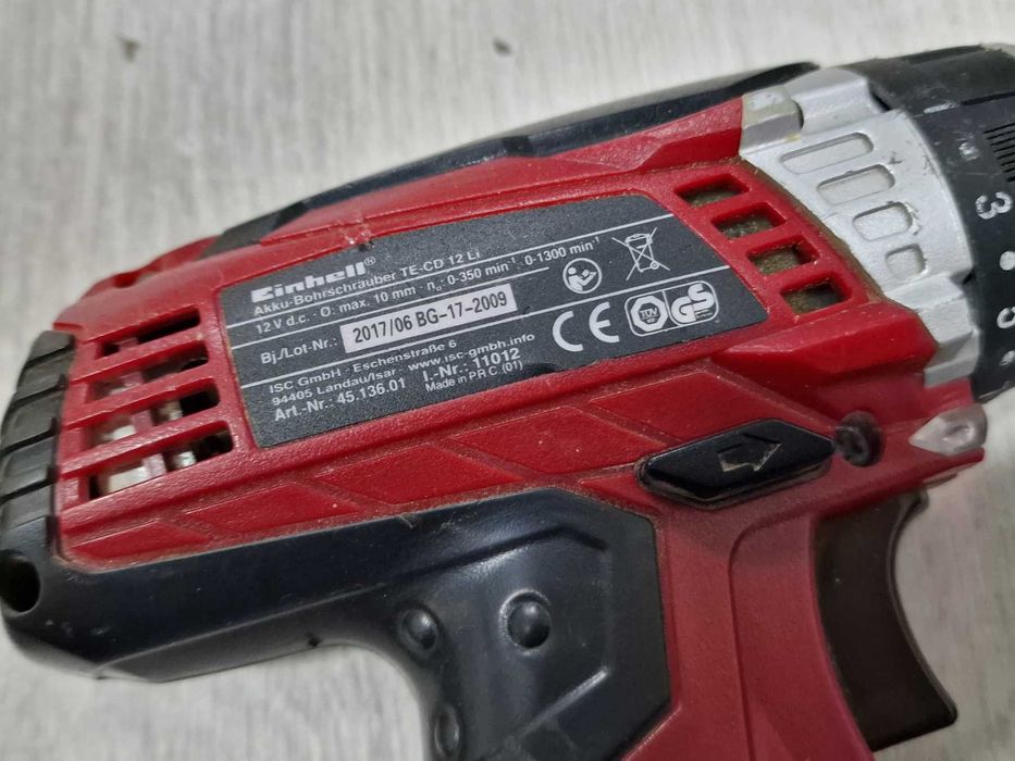 Акумулаторен винтоверт EINHELL TЕ-CD 12 Li 2B 12 V