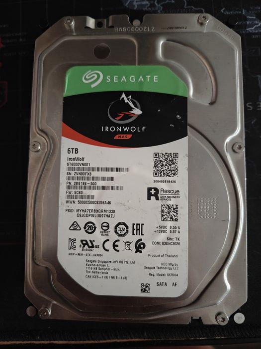 Seagate Ironwolf 6TB