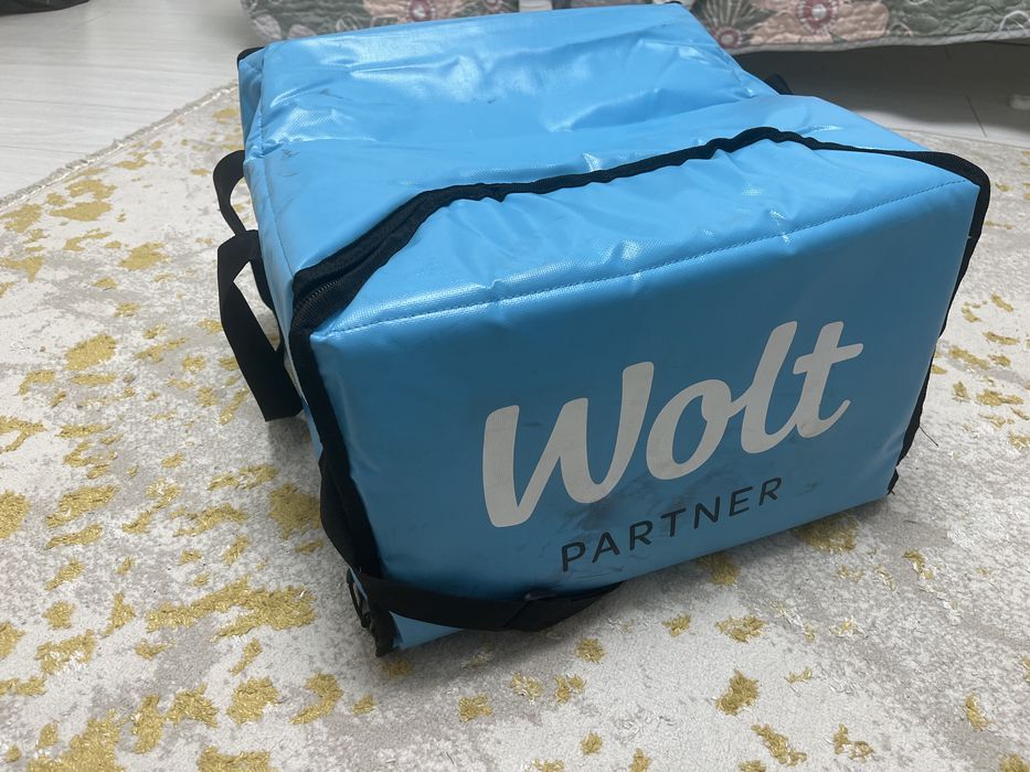 Сумка курьера Wolt Partner