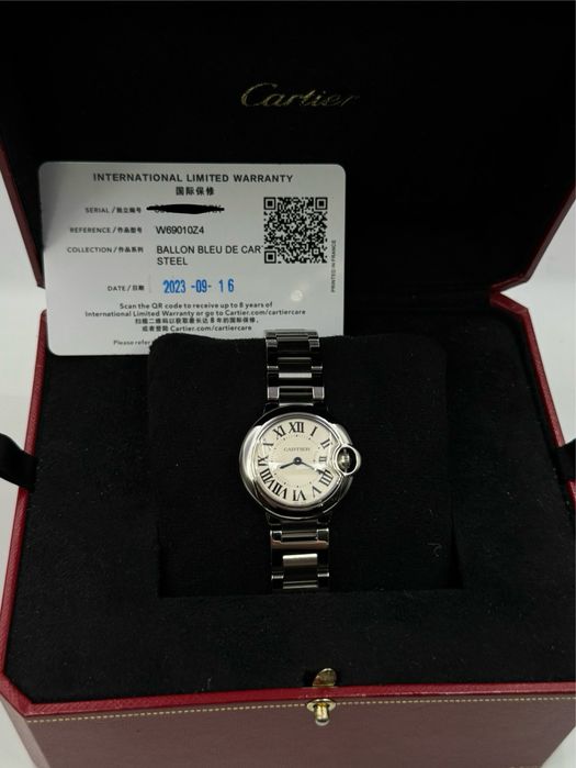 Ceas Cartier Ballon Bleu