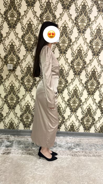 Платье, бежевый, новый