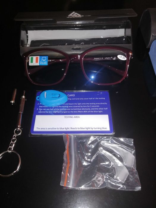 очила против синя светлина LifeArt плюс 2 подаръка