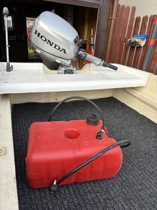 Barca Hiros K1 fisherman+motor Honda 20cp+peridoc