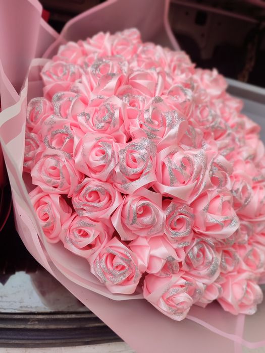 Атласные букеты навечно. Подари ей вечное счастье