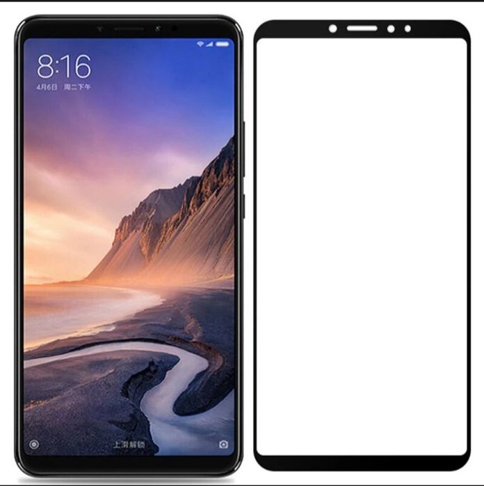 Ми макс3 Mi max3 учун қора антиудар ойна