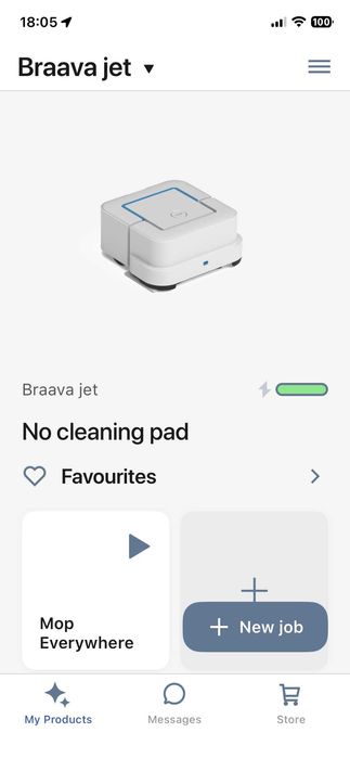 Braava Jet 240 робот - моп за сухо и мокро почистване iRobot Roomba