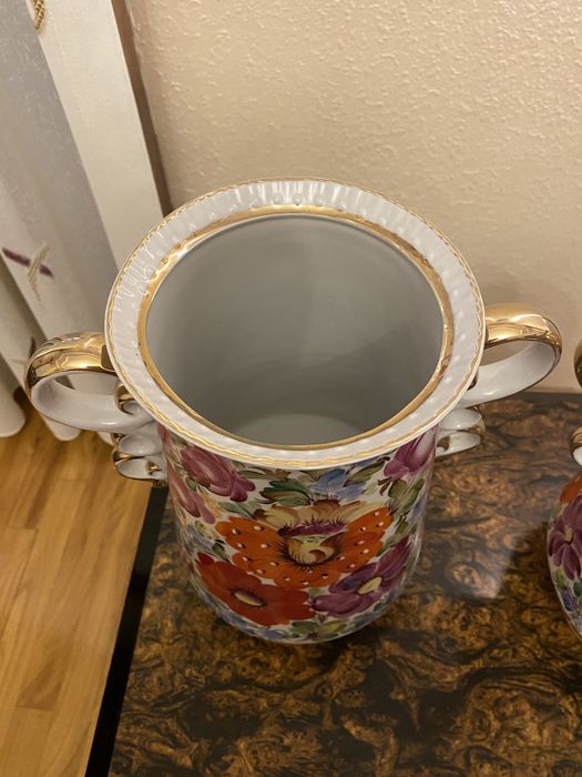 РАРИТЕТ Большые Декоративные вазы «Цветы» Коростень