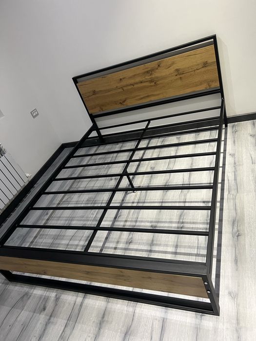 Кровать металлический лофт дизайн