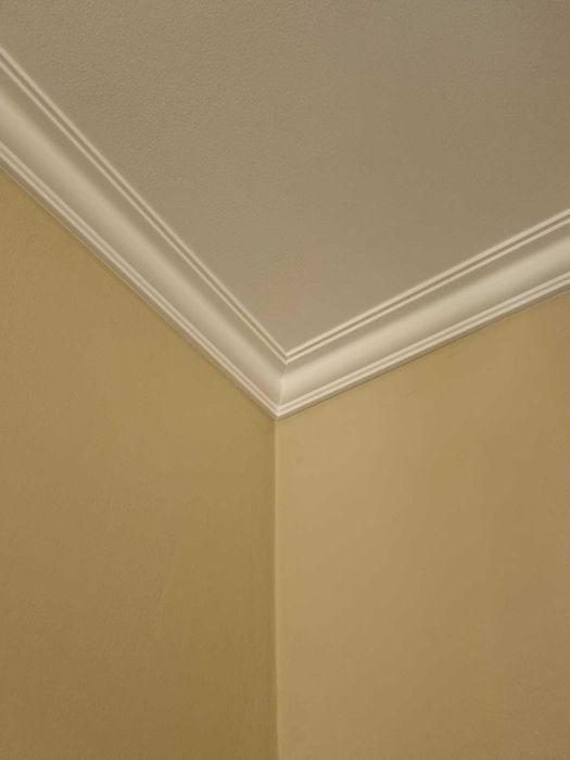 Cornise decorative pentru interior, polimer rigid 5.4x5.2x200 cm (7 bucati)