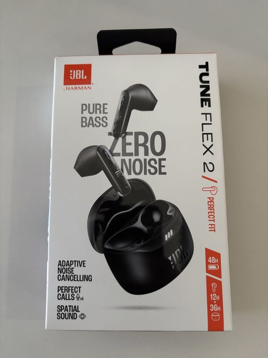 Неразопаковани JBL tune flex 2 слушалки