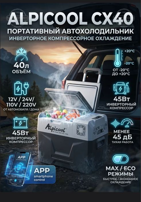 Холодильники  Alpicool все серии NL CL C X