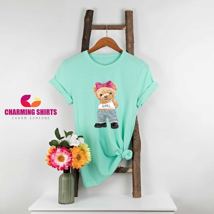 Дамски тениски с Мече, Различни модели и цветове Teddy Bear