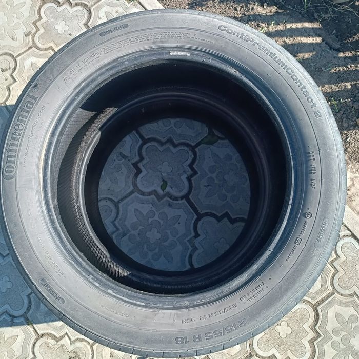 Автошины летние, б/у размер 215/55/18