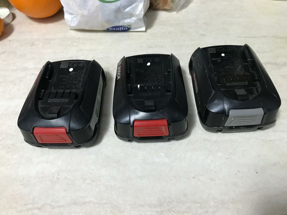 Baterie Acumulator Bosch 18v For All de 2A, și 2,5A