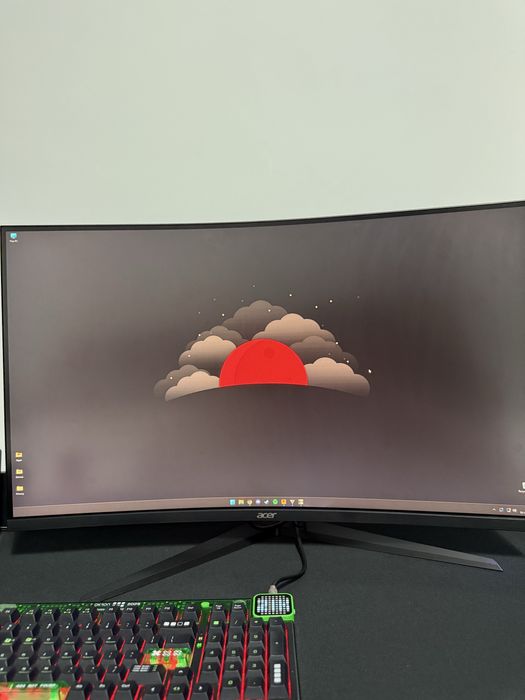 Monitor Gaming Curbat Acer 31.5 180HZ 2K ca nou, G-Sync, Freesync