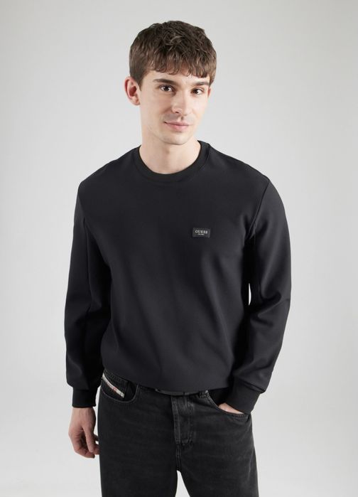 Оригинална черна мъжка блуза GUESS