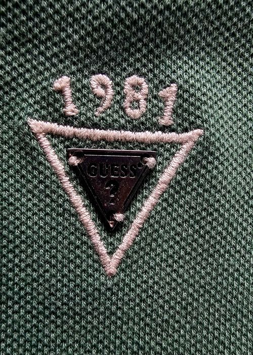 Tricou Polo GUESS verde – 100% Bumbac – Mărimea S