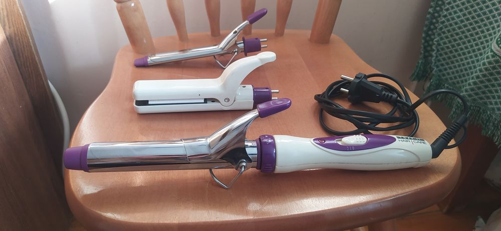 Плойка с тремя насадками.