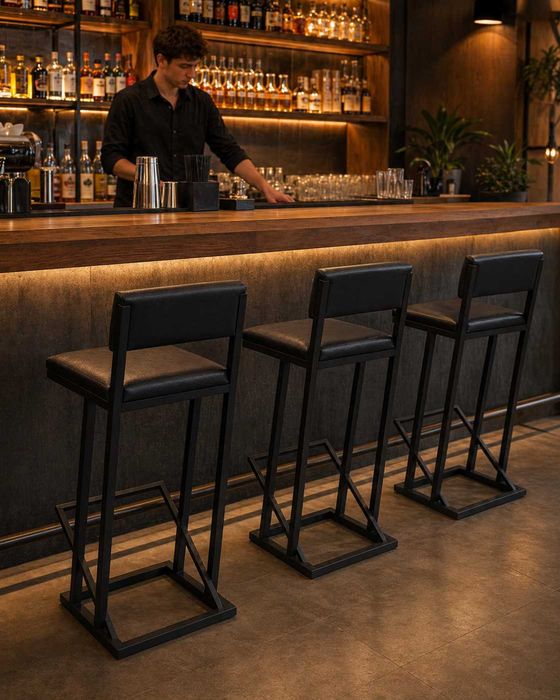 Барный стул со спинкой мягкий, Oshxona uchun bar stul yumshoq