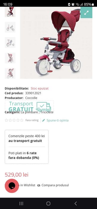 Tricicleta Cocolle Evo