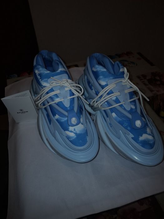 Vand Balmain x Ant Kai Unicorn Blue and White / Albastrii cu alb noi, nouti marimea 42