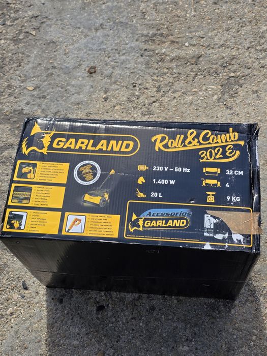 Scarificator electric pentru gazon artificial Linx Garland Roll & Comb