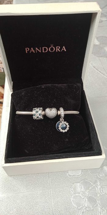 Pandora браслет с бусинками