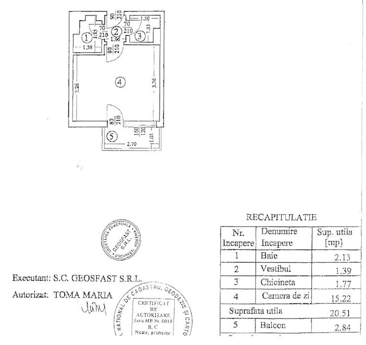 Parcul Cinema | Studio | 23mp | decomandat | B12159