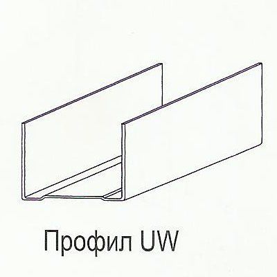 UW поцинкован профил 50мм/3м