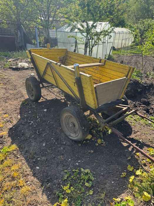 Каруца за магаре и кон