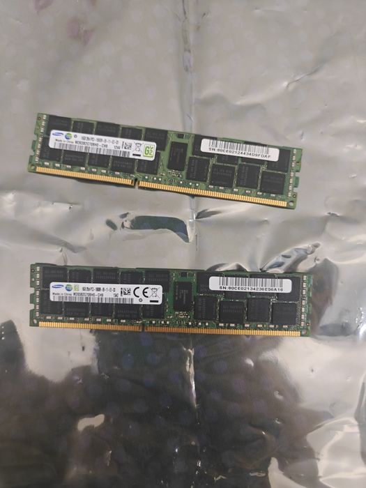 Kit 32GB DDR3 ECC Registered (2x16GB) Samsung  Server