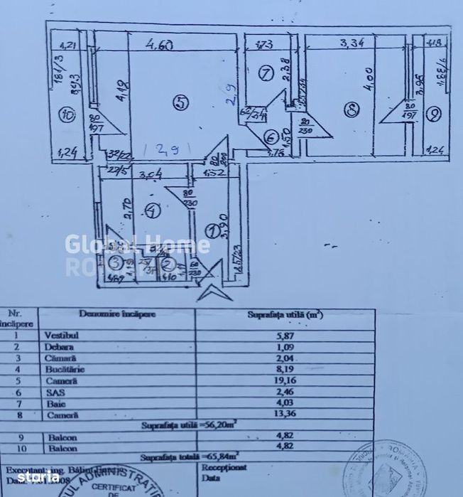 Vanzare 2 Camere | Decebal - Dristorului | etaj 1 din 4 |