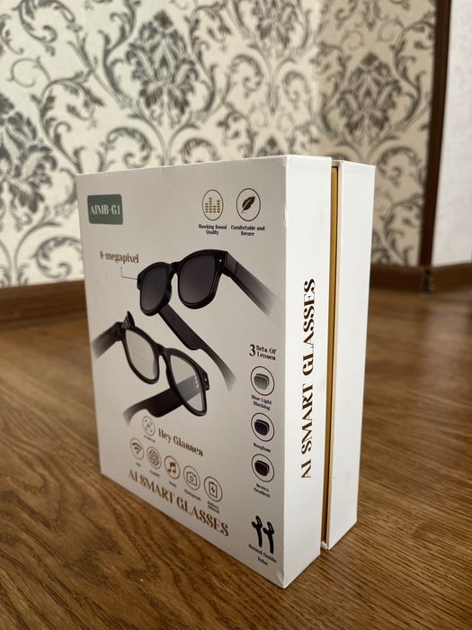 Умные очки с камерой 1:1 как Rayben meta с ИИ