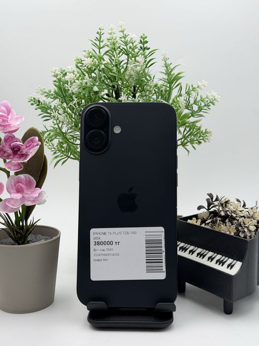 IPhone 16 plus 128/100%.  Айфон 16 плюс 128/100%