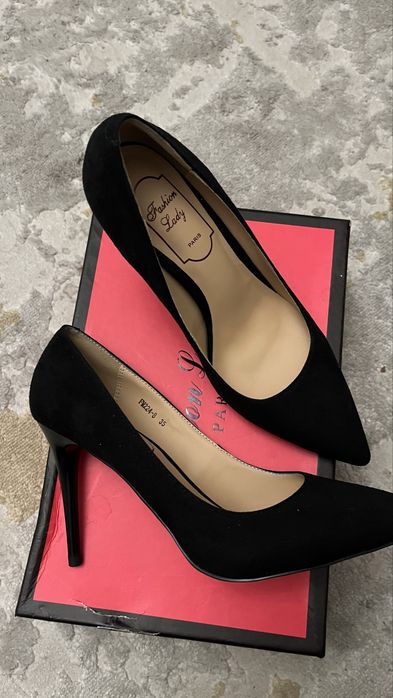 Туфли натуральная замша