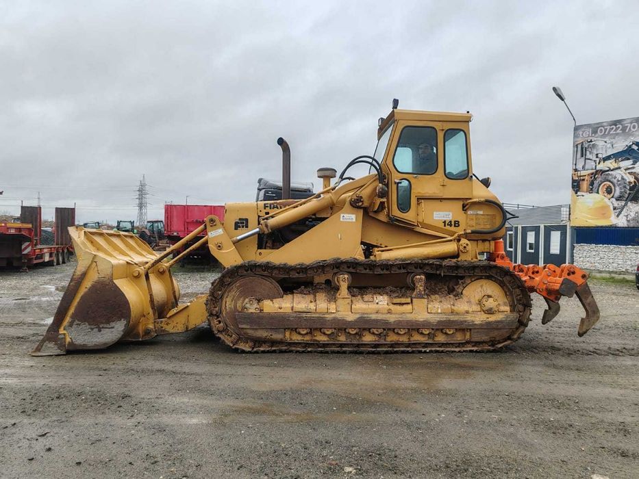 Fiat Allis FL 14B incarcator frontal pe senile cu scarificator