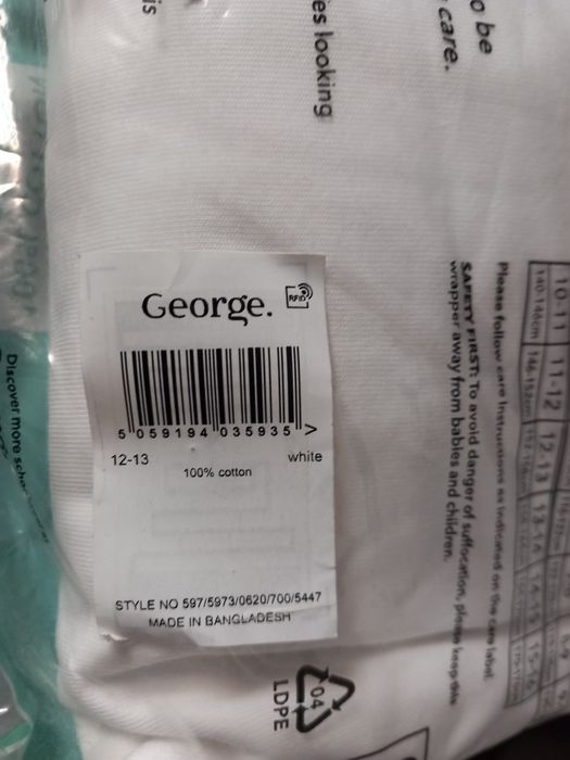 Set doua tricouri George fara guler maneca lunga 13